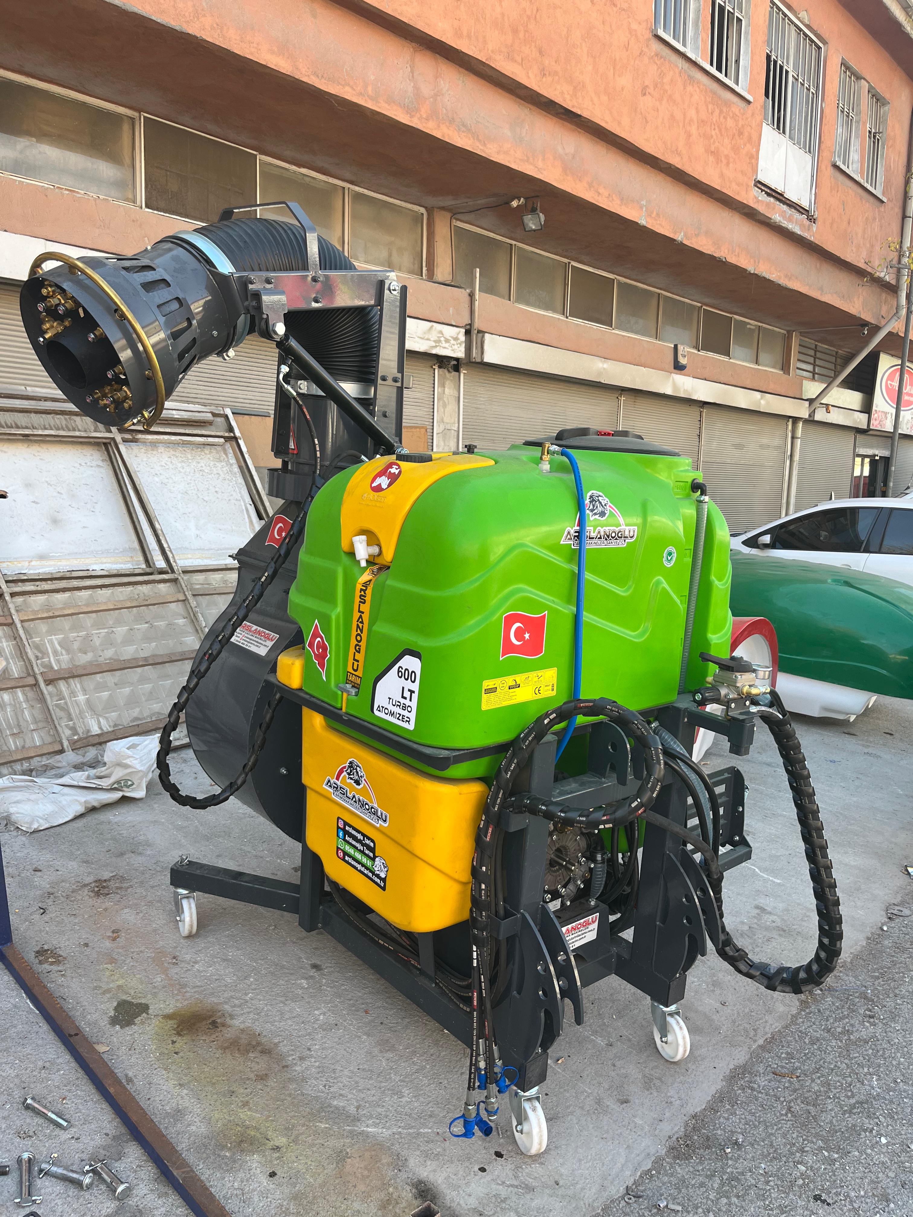 600 Lt Robotik Fanlı 165 Annovi İtalyan Pompa